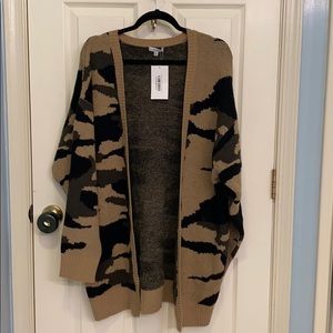 White Birch Camo XL Cardigan